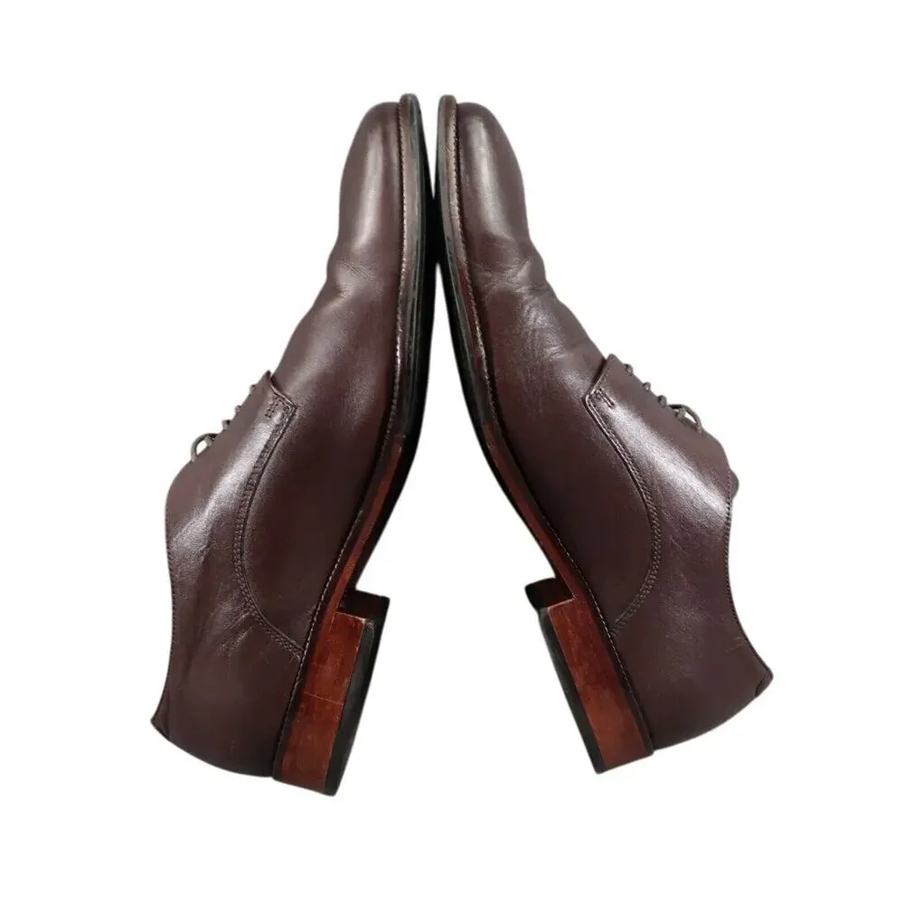 Cole Haan Shoes Men 11.5 Oxford Derby Classic Formal Lace Up Leather Dress Brown